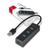 USB-хаб Axagon HUE-S2B 4 порти USB 3.0 з швидкою зарядкою (8595247903525)