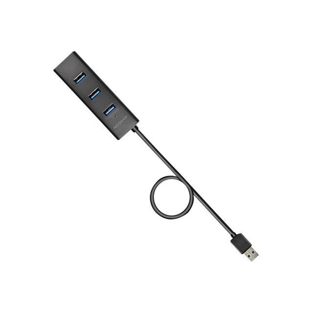 USB-хаб Axagon HUE-S2BL USB 3.0 2 порти з функцією зарядки Blue (8595247903532)