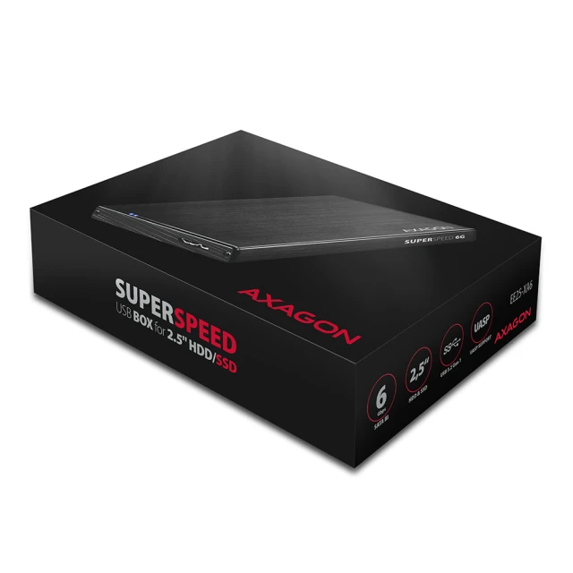 Зовнішній бокс Axagon USB 3.2 Gen 1 – SATA 6G для 2.5