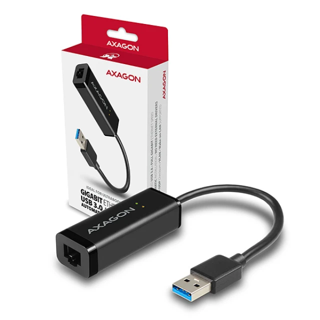 Мережевий адаптер Axagon ADE-SR USB 3.0 Gigabit Ethernet (8595247903778)