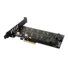 PCI-Express адаптер Axagon PCEM2-D x4 для двох M.2 SSD (8595247903846)