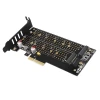 PCI-Express адаптер Axagon PCEM2-D x4 для двох M.2 SSD (8595247903846)