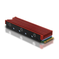 Радіатор Axagon CLR-M2 для M.2 SSD 2280 алюмінієвий пасивний висота 12 мм (8595247903976)
