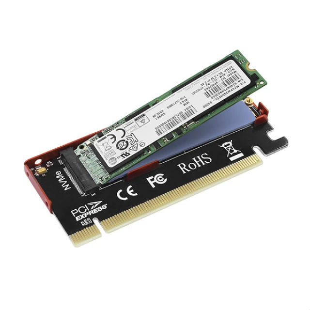 PCI-Express адаптер Axagon PCEM2-S x16 для NVMe M.2 SSD (8595247903983)