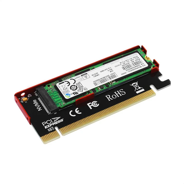 PCI-Express адаптер Axagon PCEM2-S x16 для NVMe M.2 SSD (8595247903983)