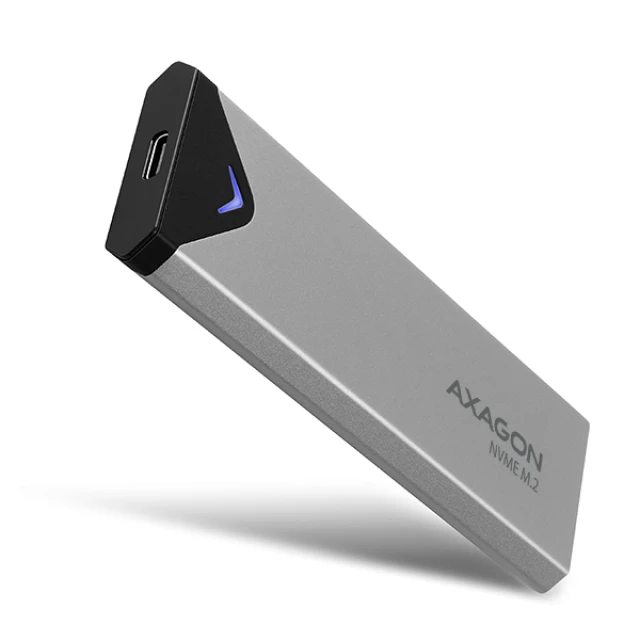 Зовнішній бокс Axagon USB-C металевий для M.2 NVMe SSD 42-80 мм (8595247904287)