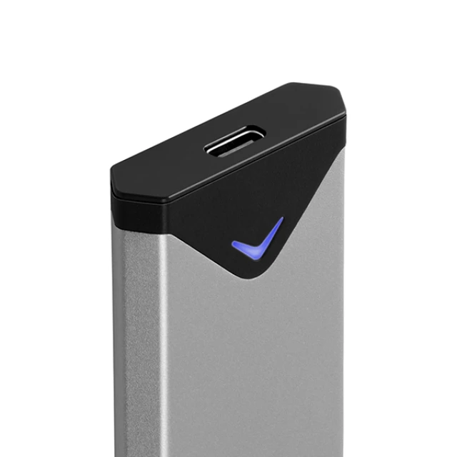 Зовнішній бокс Axagon USB-C металевий для M.2 NVMe SSD 42-80 мм (8595247904287)