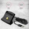 Кардрідер Axagon USB універсальний настільний Smart/ID SD/microSD/SIM CRE-SM2 (8595247904300)