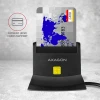 Кардрідер Axagon USB універсальний настільний Smart/ID SD/microSD/SIM CRE-SM2 (8595247904300)