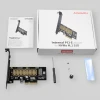 Адаптер Axagon PCI-Express x4 для NVMe M.2 SSD PCEM2-N (8595247904331)