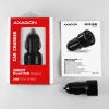 Автомобільний зарядний пристрій Axagon PWC-5V5 24 Вт 2 порти USB (8595247904355)