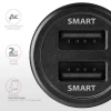Автомобільний зарядний пристрій Axagon PWC-5V5 24 Вт 2 порти USB (8595247904355)