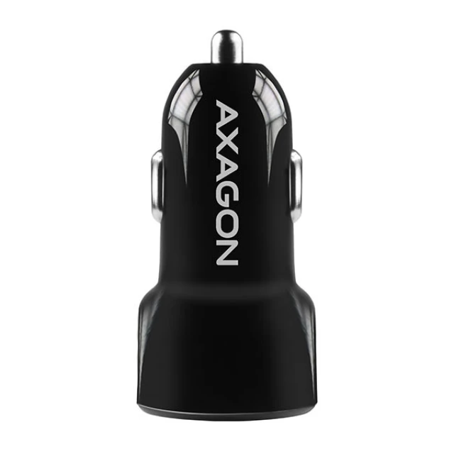 Автомобільний зарядний пристрій Axagon PWC-5V5 24 Вт 2 порти USB (8595247904355)