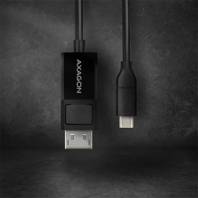 Кабель Axagon USB-C to DisplayPort активний 1.8 м (8595247905314)