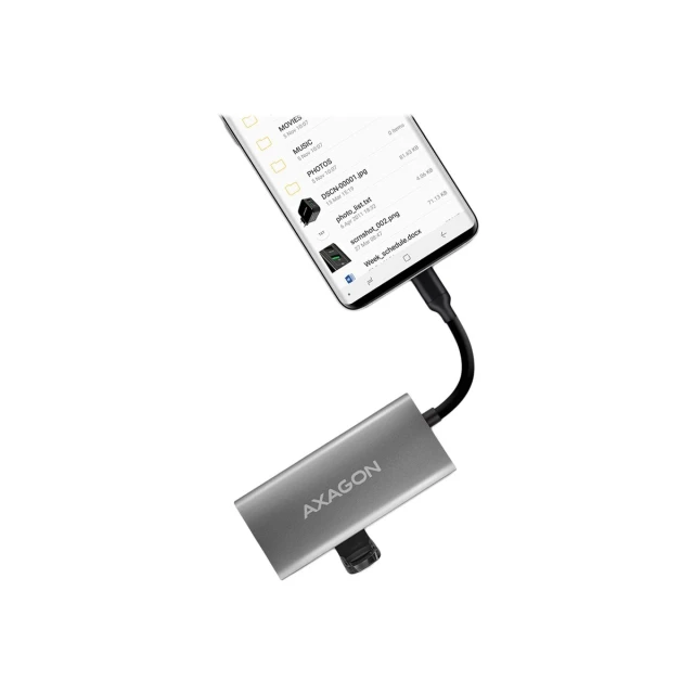 USB-хаб Axagon HMC-4G2 SuperSpeed USB-C 10Gbps SPEEDSTER 4 (8595247905437)