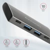 USB-хаб Axagon HMC-4G2 SuperSpeed USB-C 10Gbps SPEEDSTER 4 (8595247905437)