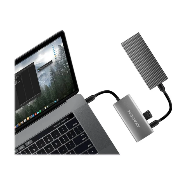 USB-хаб Axagon HMC-4G2 SuperSpeed USB-C 10Gbps SPEEDSTER 4 (8595247905437)