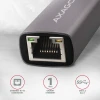 Мережевий адаптер Axagon ADE-TRC USB-C 3.2 Gen 1 Gigabit Ethernet 10/100/1000 Мбіт (8595247905574)