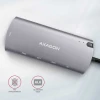 USB-хаб Axagon SuperSpeed USB-C 6-в-1 HMC-6M2 (8595247905796)