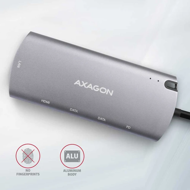 USB-хаб Axagon SuperSpeed USB-C 6-в-1 HMC-6M2 (8595247905796)
