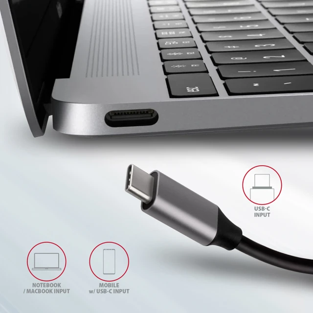 USB-хаб Axagon SuperSpeed USB-C 6-в-1 HMC-6M2 (8595247905796)
