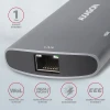 USB-хаб Axagon SuperSpeed USB-C 6-в-1 HMC-6M2 (8595247905796)