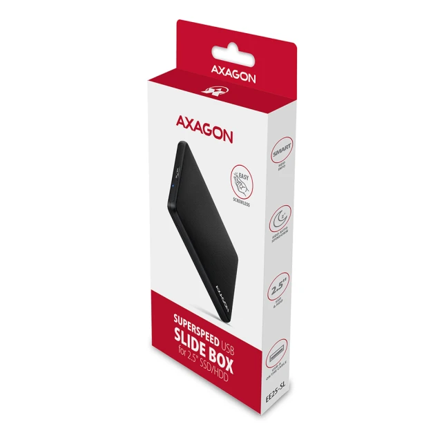 Внешний бокс Axagon USB 3.2 Gen 1 – SATA 6G для 2.5