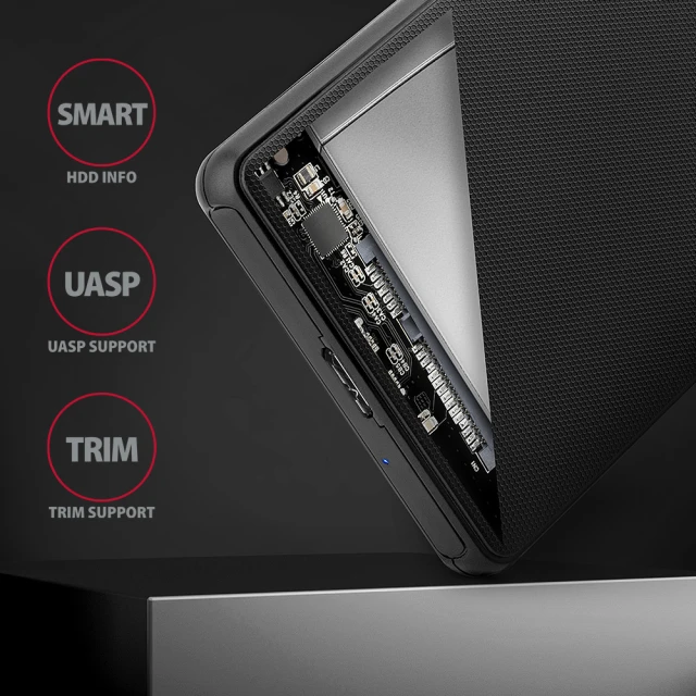 Внешний бокс Axagon USB 3.2 Gen 1 – SATA 6G для 2.5