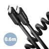 Кабель Axagon Twister USB-C to USB-C 0,6 м (8595247905895)