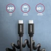 Кабель Axagon Twister USB-C to USB-C 0,6 м (8595247905895)