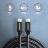 Кабель Axagon BUCM3-CM15AB USB Type-C — USB Type-C 1.5 м Black (8595247905956)