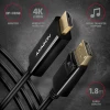 Кабель Axagon DisplayPort to HDMI активний 1.8 м (8595247906083)