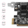 Мережева карта Axagon PCEE-GRF PCI-Express Gigabit Ethernet Realtek (8595247906120)