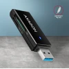 Картридер Axagon CRE-S2N USB 3.2 Gen1 з прямим роз'ємом USB-A (8595247906137)