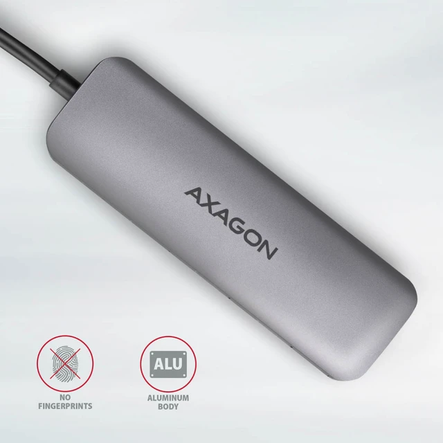 USB-хаб Axagon SuperSpeed USB-C 5-в-1 HMC-5 (8595247906175)