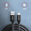 Кабель Axagon BUCM3-AM10AB USB Type-A — USB Type-C 1 м Black (8595247906250)