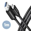 Кабель Axagon BUCM3-AM10AB USB Type-A — USB Type-C 1 м Black (8595247906250)