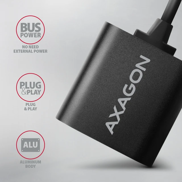 Аудіоадаптер Axagon ADA-12 USB (8595247906298)