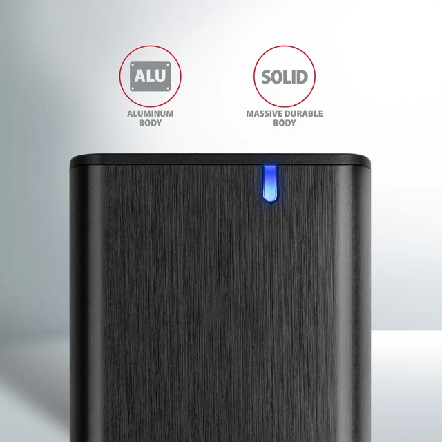 Зовнішній бокс Axagon USB-C 3.2 Gen 2 металевий для M.2 SATA SSD (8595247906311)