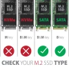 Зовнішній бокс Axagon USB-C 3.2 Gen 2 металевий для M.2 SATA SSD (8595247906311)