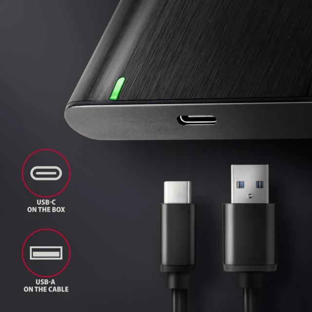 Зовнішній бокс Axagon USB 3.2 Gen 1 – SATA 6G для 2.5