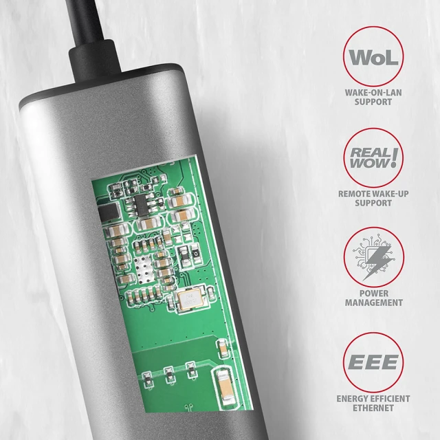 Мережевий адаптер Axagon ADE-25R USB-A 2.5 Gigabit Ethernet (8595247906601)