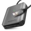Кардрідер Axagon CRE-S3 USB-A 3.2 Gen 1 алюмінієвий 3 слоти (8595247906625)