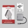 Кардрідер Axagon CRE-S3C USB-C 3.2 Gen 1 алюмінієвий 3 слоти (8595247906632)