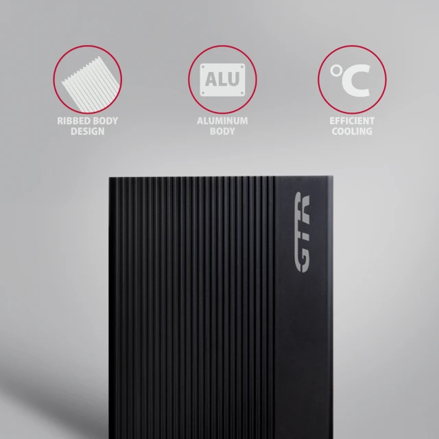 Зовнішній бокс Axagon USB 3.2 Gen 1 SATA 6G алюмінієвий ребристий для 3.5