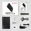 Зовнішній бокс Axagon USB 3.2 Gen 1 SATA 6G алюмінієвий ребристий для 3.5
