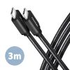 Кабель Axagon BUCM3-CM30AB USB Type-C — USB Type-C 3 м Black (8595247906830)