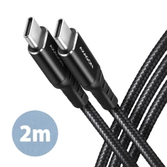 Кабель Axagon BUCM-CM20AB USB Type-C — USB Type-C 2 м (8595247906885)