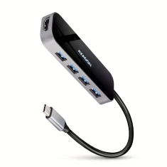 USB-хаб Axagon SuperSpeed USB-C 6-в-1 HMC-6H4A (8595247907028)