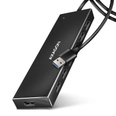 USB-хаб Axagon HUE-F7A SuperSpeed USB-A FLAT (8595247907035)